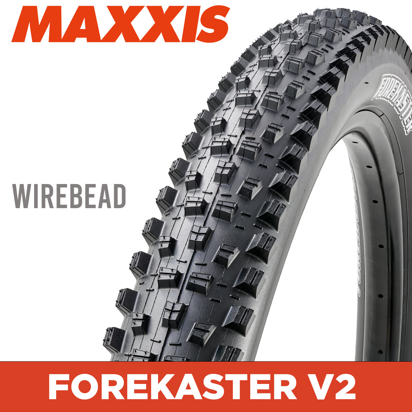 Maxxis Forekaster Tyre - 27.5X2.25 - Wire 60 TPI E25 at Spoke N Trail