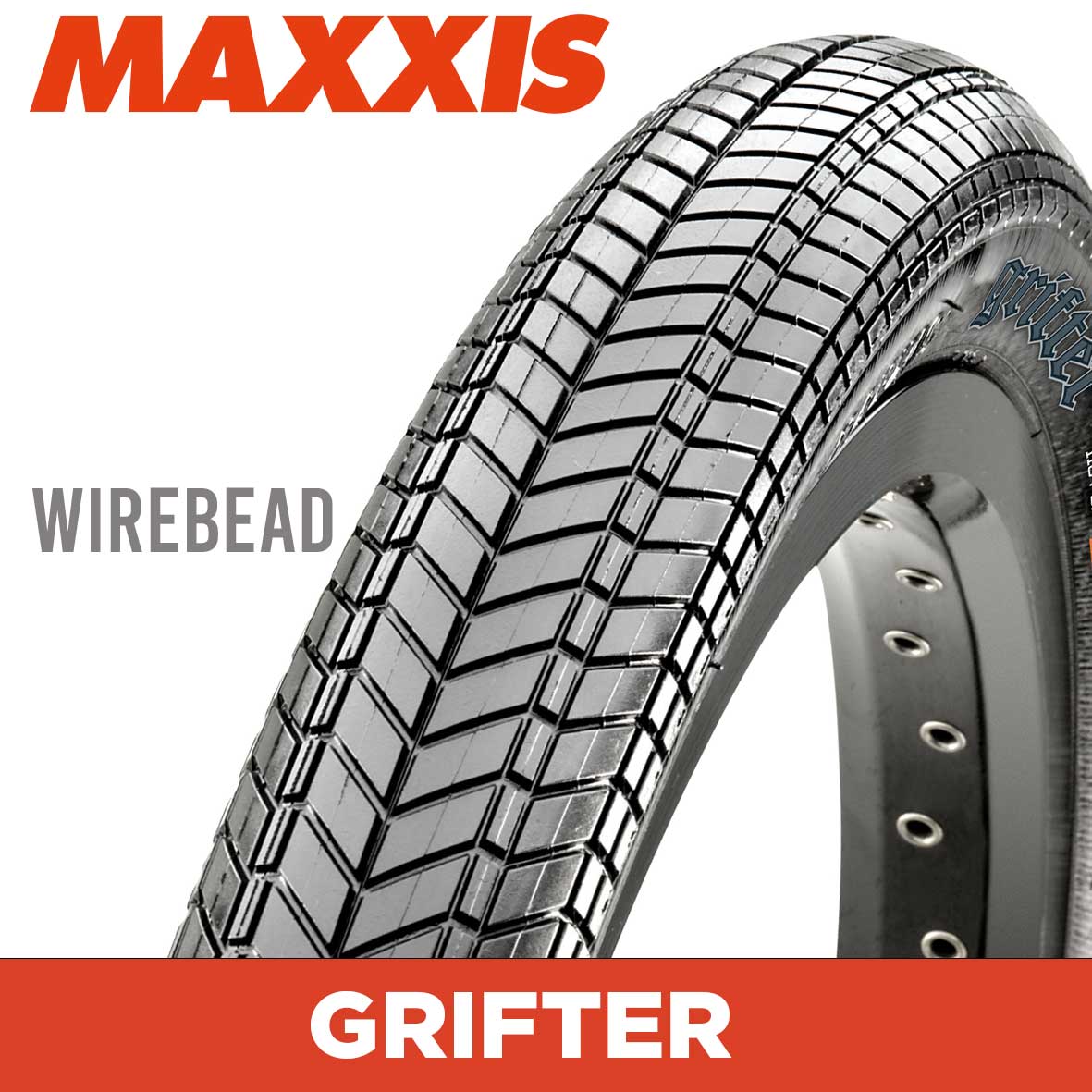 Maxxis Grifter Tyre - 20X2.10 - Wire 60X2 TPI at Spoke N Trail