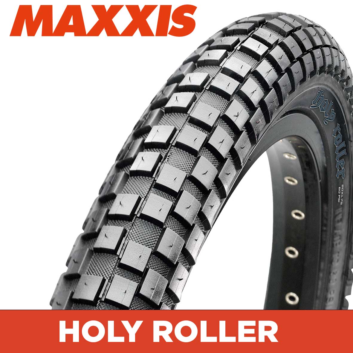 Maxxis Holy Roller Tyre - 20X1.75 - Wire 60 TPI at Spoke N Trail