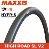 Maxxis High Road SL Tyre - 700X25C - HYPR-S / K2 - Foldable 150 TPI at Spoke N Trail