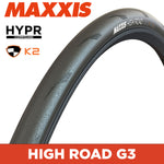 Maxxis High Road Tyre - 700X25C - HYPR / K2 - Foldable 150 TPI at Spoke N Trail