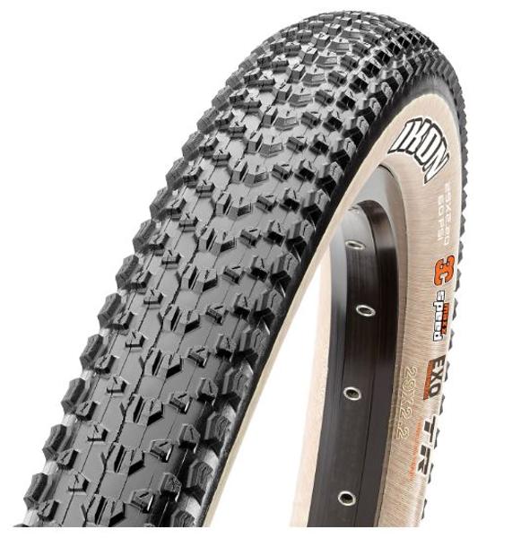 Maxxis Ikon Tyre - 26X2.20 - EXO / TR / Tanwall - Foldable 60 TPI E25 at Spoke N Trail