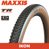 Maxxis Ikon Tyre - 27.5X2.20 - EXO / TR / Tanwall - Foldable 60 TPI E25 at Spoke N Trail