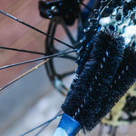 Krush Two Prong Brush in use
