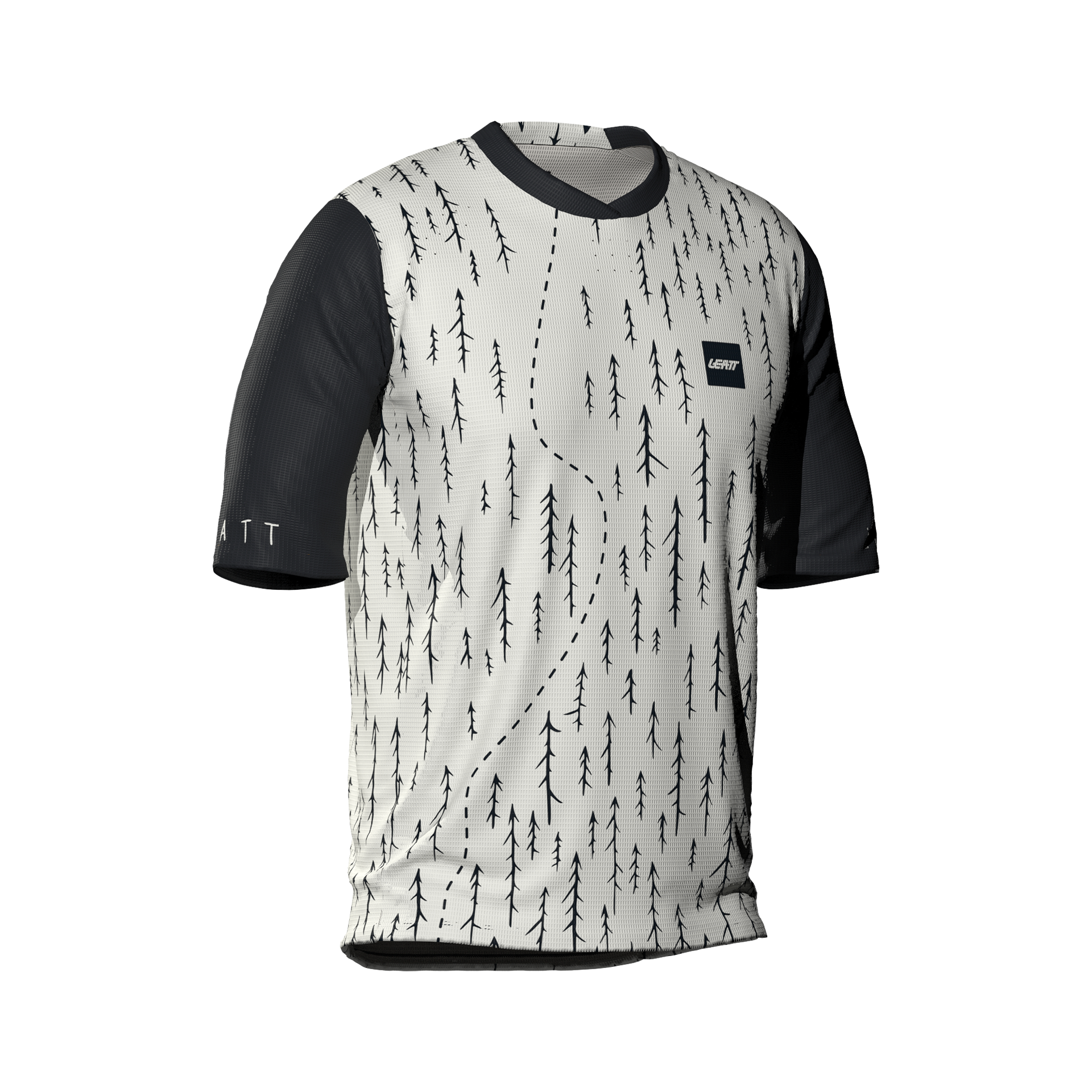 Leatt Jersey MTB Gravity 4.0 Junior White Trails