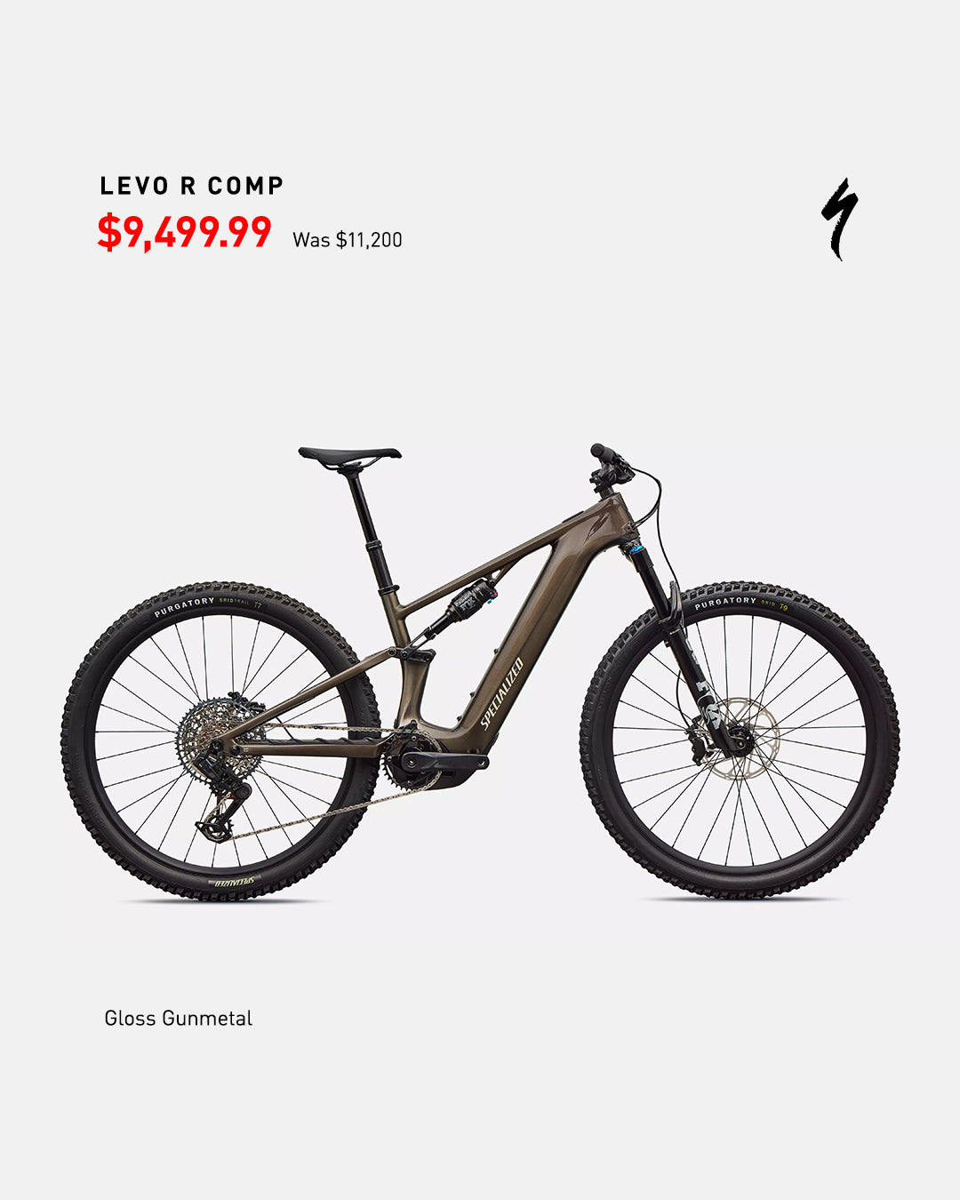 Turbo Levo R Comp Gunmetal - Levo October Sale