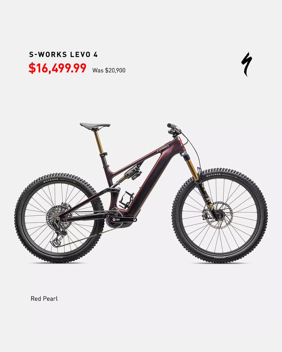 S-Works Turbo Levo 4 Red Pearl - Levo October Sale
