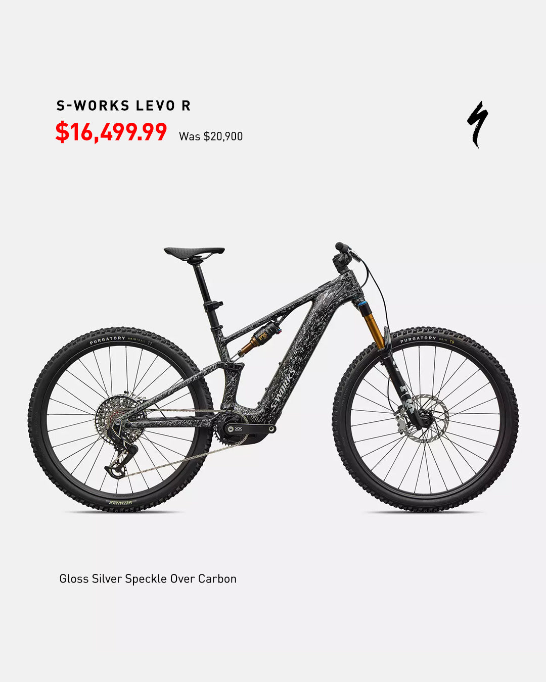 S-Works Turbo Levo R Silver - Levo October Sale