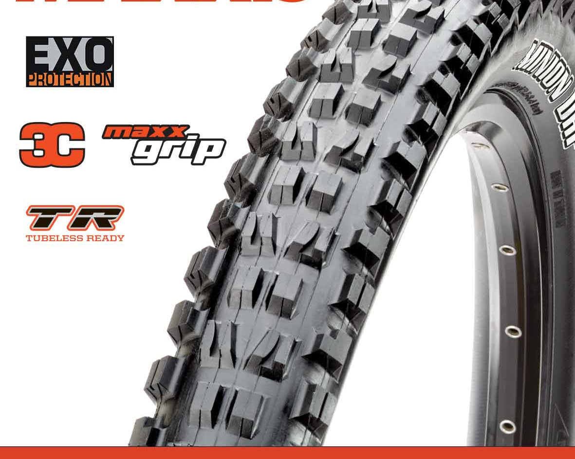 Maxxis Minion DHF Tyre - 29X2.50 - 3C MaxxGrip / EXO / TR - Foldable 60 TPI E25 at Spoke N Trail