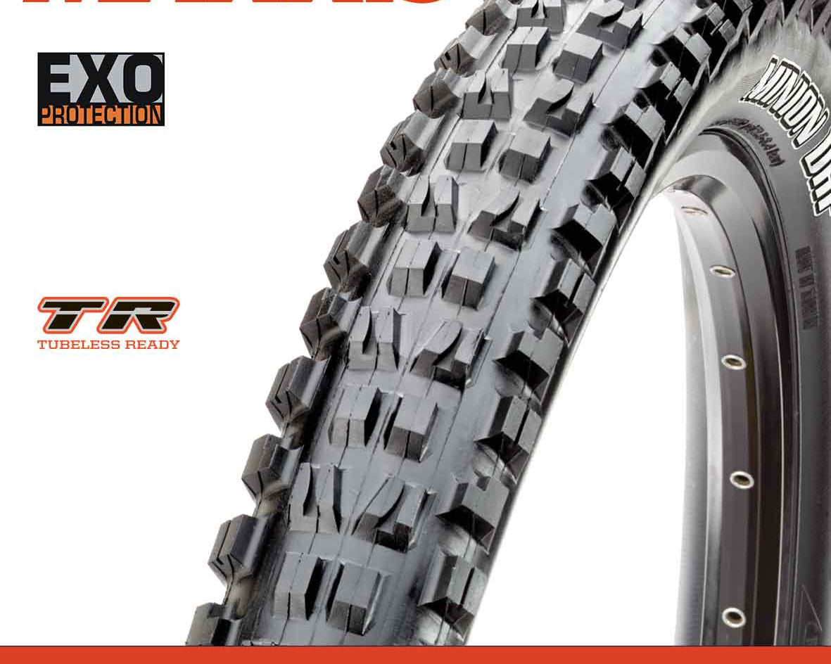Maxxis Minion DHF Tyre - 27.5X2.60 - EXO / TR - Foldable 60 TPI E25 at Spoke N Trail