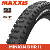 Maxxis Minion DHR II Tyre - 26X2.40 - EXO / ST - Foldable 60 TPI E25 at Spoke N Trail