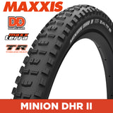 Maxxis Minion DHR II Tyre - 27.5X2.40 - MaxxTerra / DD / TR - Foldable 120X2 TPI E25 at Spoke N Trail