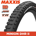 Maxxis Minion DHR II Tyre - 27.5X2.60 - MaxxTerra / DD / TR - Foldable 120X2 TPI E25 at Spoke N Trail