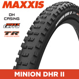 Maxxis Minion DHR II Tyre - 27.5X2.50 - MaxxTerra / DH / TR - Foldable 60X2 TPI E25 at Spoke N Trail
