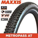 Maxxis Metropass AT Tyre - 27.5X2.4 - 4S / RI / EXO / TR / REF - Wire 60 TPI E50 at Spoke N Trail