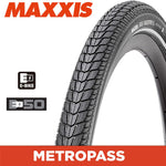 Maxxis Metropass Pro Tyre - 27.5X2.0 - 4S / RI+REF - Wire 60X2 TPI E50 at Spoke N Trail