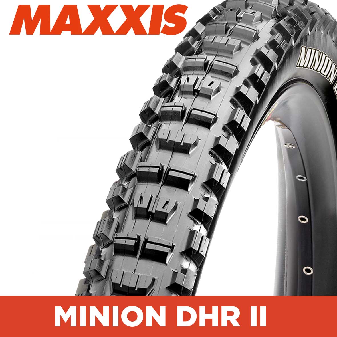 Maxxis Minion DHR II Tyre - 20X2.30 - Foldable 60 TPI E25 at Spoke N Trail