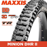 Maxxis Minion DHR II Tyre - 29X2.40 - 3C MaxxGrip / DD / TR - Foldable 120X2 TPI E25 at Spoke N Trail
