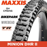 Maxxis Minion DHR II Tyre - 29X2.40 - BIKEPARK / DH / TR - Wire 60X2 TPI E25 at Spoke N Trail