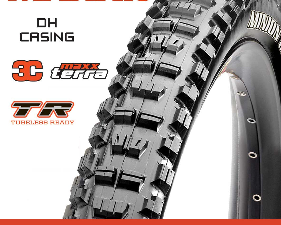 Maxxis Folding TR 60x2 Tyre - DH 3C MaXXTerra - Black at Spoke N Trail