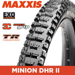 Maxxis Minion DHR II Tyre - 27.5X2.40 - 3C MaxxGrip / EXO / TR - Foldable 60 TPI E25 at Spoke N Trail