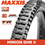 Maxxis Minion DHR II Tyre - 27.5X2.80 - MaxxTerra / EXO+ / TR - Foldable 60 TPI E25 at Spoke N Trail