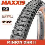 Maxxis Minion DHR II Tyre - 29X2.60 - EXO / TR / Tanwall - Foldable 60 TPI E25 at Spoke N Trail