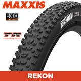 Maxxis Rekon+ Tyre - 27.5X2.80 - EXO / TR - Foldable 60 TPI E25 at Spoke N Trail