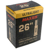 Maxxis Ultralight Tube - 26X1.5/2.5 - Schrader 48mm at Spoke N Trail