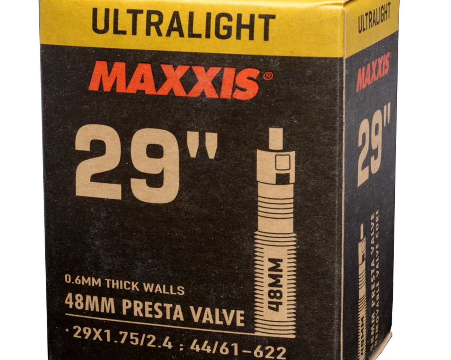Maxxis Ultralight Tube - 29X1.75/2.4 - Presta 48mm - Removable Core at Spoke N Trail