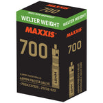 Maxxis Welter Weight Tube - 700X23/32C - Presta 48mm - Removable Core at Spoke N Trail