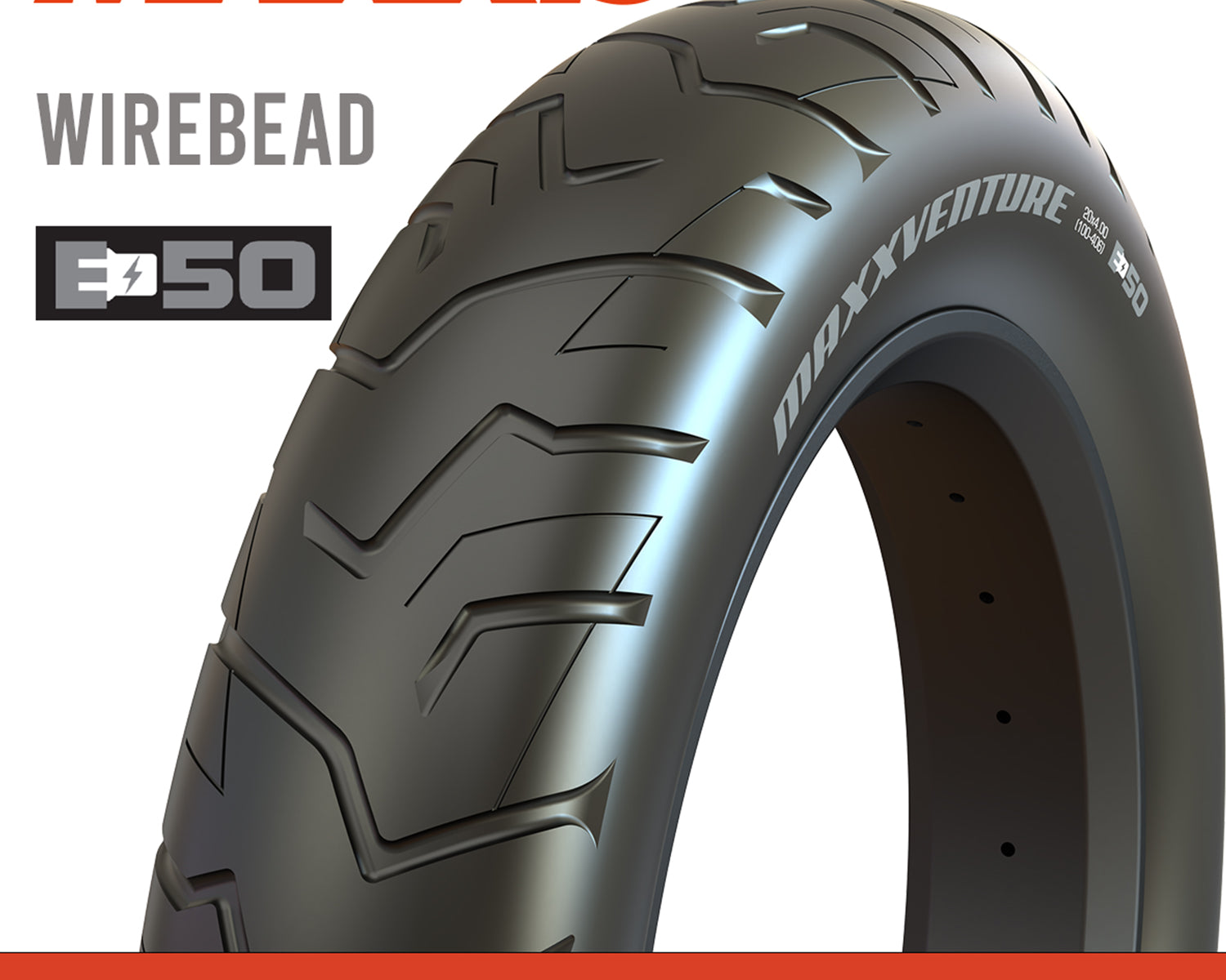 Maxxis MaxxVenture Tyre - 20X4.00 - Wire 27X2 TPI E50 at Spoke N Trail