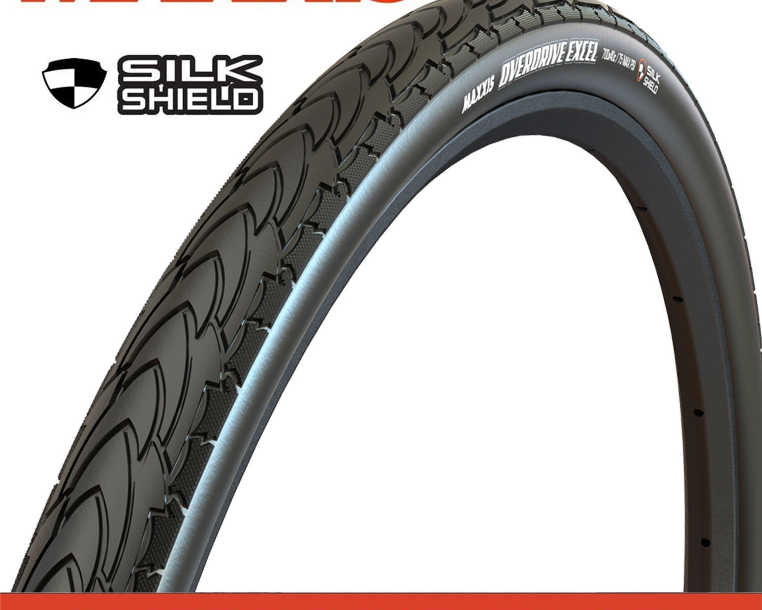Maxxis Overdrive Excel Tyre - 26X2.0 - SilkShield - Wire 60 TPI at Spoke N Trail