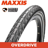 Maxxis Overdrive Tyre - 28X1-5/8X1-1/4 700X32C - MaxxProtect - Wire 27 TPI at Spoke N Trail