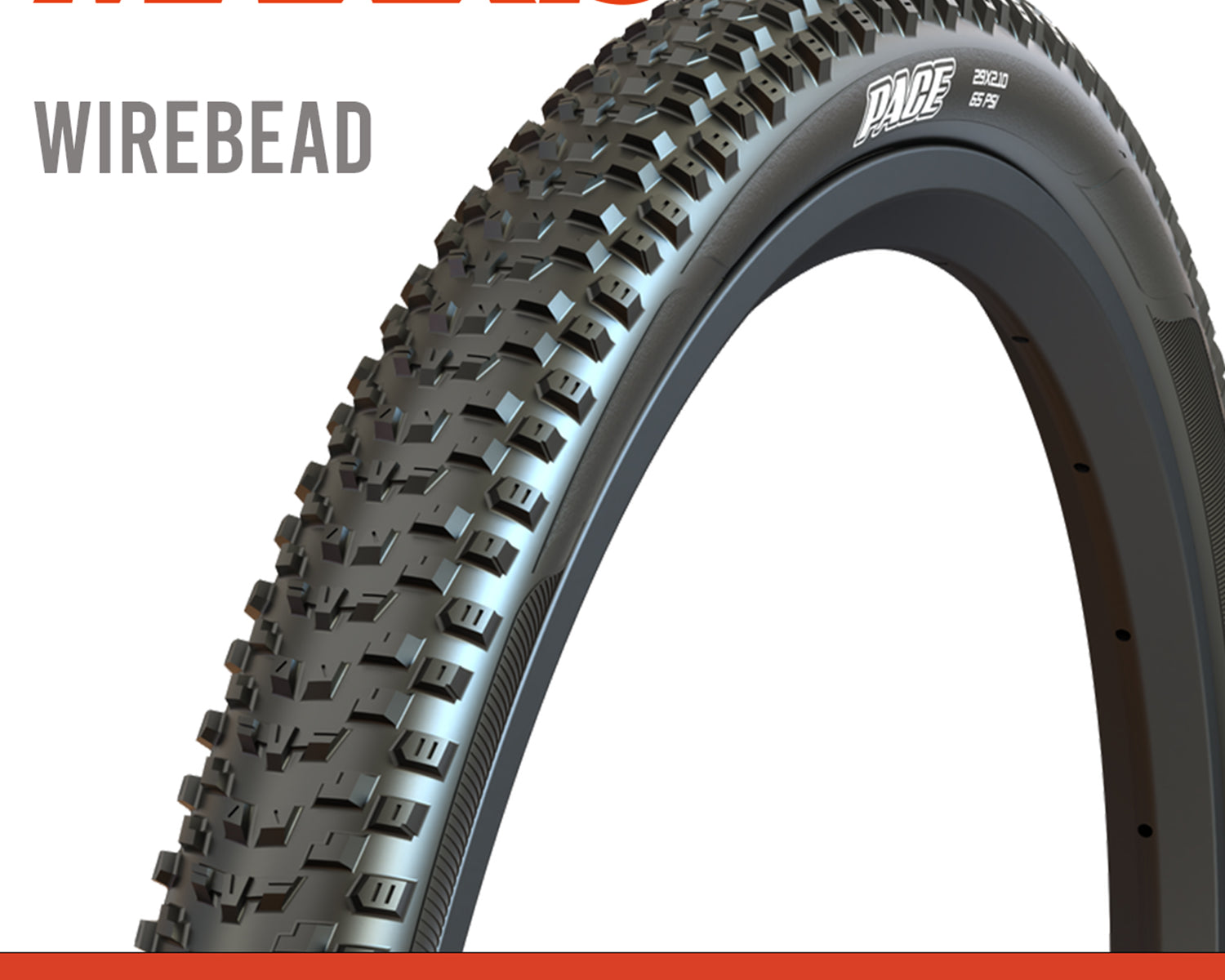 Maxxis New Pace Tyre - 20X2.1 - Wire 60 TPI E25 at Spoke N Trail