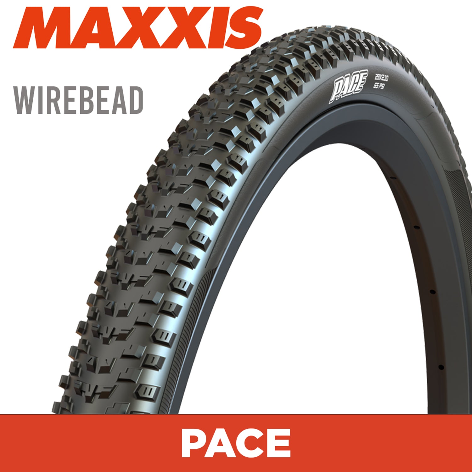 Maxxis New Pace Tyre - 20X2.1 - Wire 60 TPI E25 at Spoke N Trail