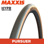 Maxxis Pursuer Tyre - 700X25C - Tanwall - Foldable 60 TPI at Spoke N Trail