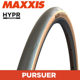 Maxxis Pursuer Tyre - 700X25C - Tanwall - Foldable 60 TPI at Spoke N Trail