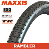 Maxxis Rambler Tyre - 700X50C - HYPR-X / EXO / TR - Foldable 120 TPI E25 at Spoke N Trail