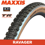 Maxxis Ravager Tyre - 700X50C - EXO / TR / Tanwall - Foldable 60 TPI E25 at Spoke N Trail