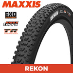 Maxxis Rekon Tyre - 27.5X2.60 - MaxxTerra / EXO / TR - Foldable 120 TPI E25 at Spoke N Trail