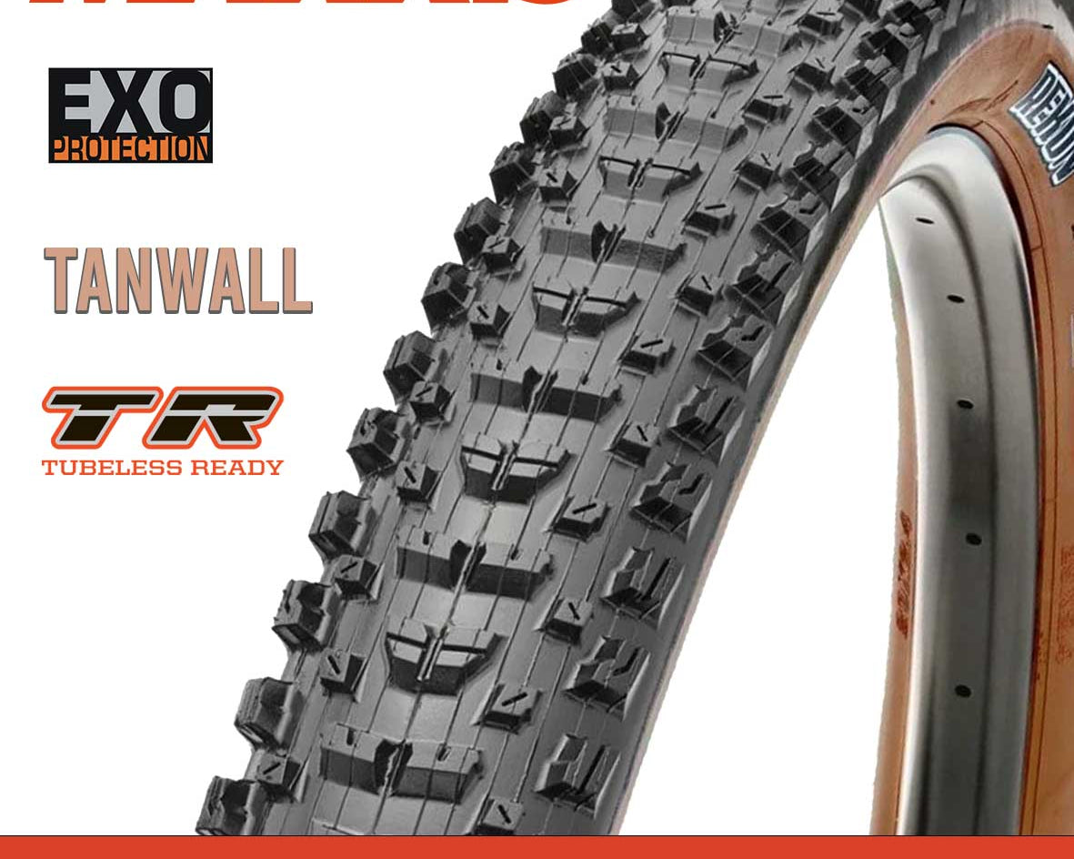 Maxxis Rekon Tyre - 29X2.60 - EXO / TR / Tanwall - Foldable 60 TPI E25 at Spoke N Trail