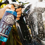 Krush Rapid Wash 1L in use