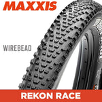 Maxxis Rekon Race Tyre - 27.5X2.25 - Wire 60 TPI E25 at Spoke N Trail