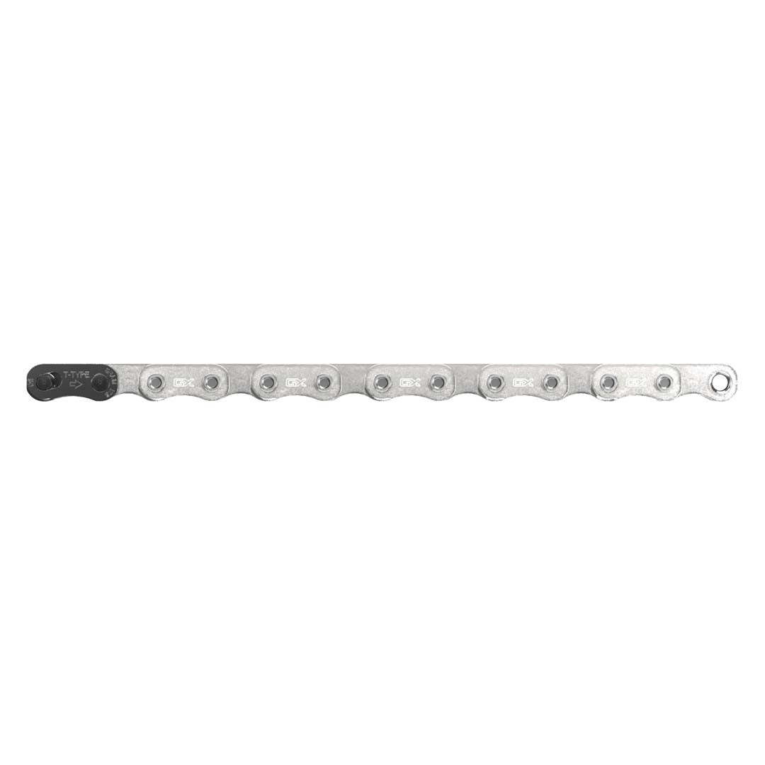 SRAM Chain GX T - Type Eagle Silver SolidPin 126 links with PowerLock