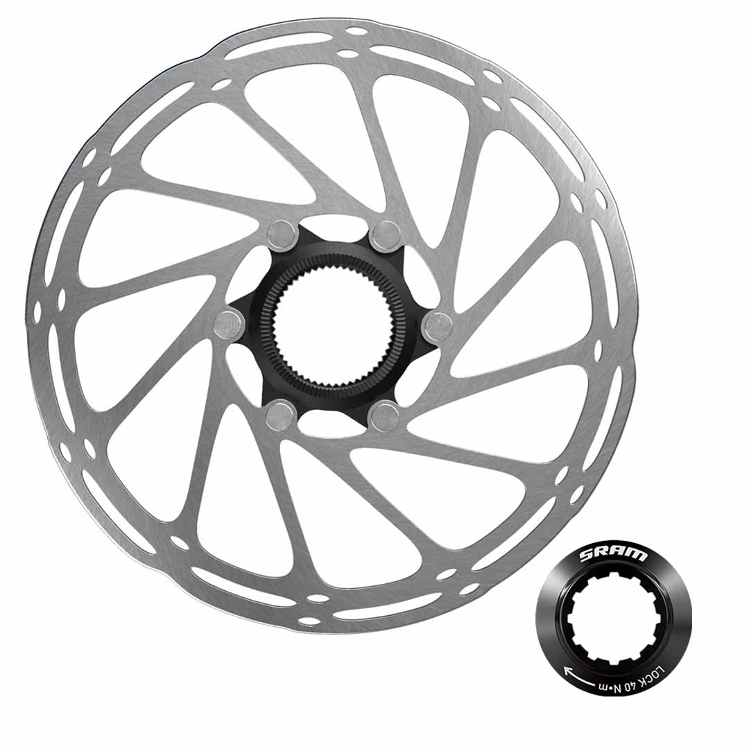 SRAM Rotor Centerline CenterLock 160mm Black Rounded Lockring