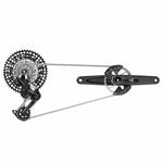 SRAM Eagle 90 DUB Groupset (Rear Der, Trigger Shifter w Clamp, 165mm crank length