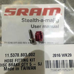 SRAM Hose Kit Threaded Barb/Olive/Fittings Stealthamajig Quantity: 5