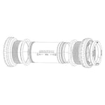 SRAM Spindle Spacer Kit BB30>BB386 Force/Rival/Apex/Quarq/S-serie