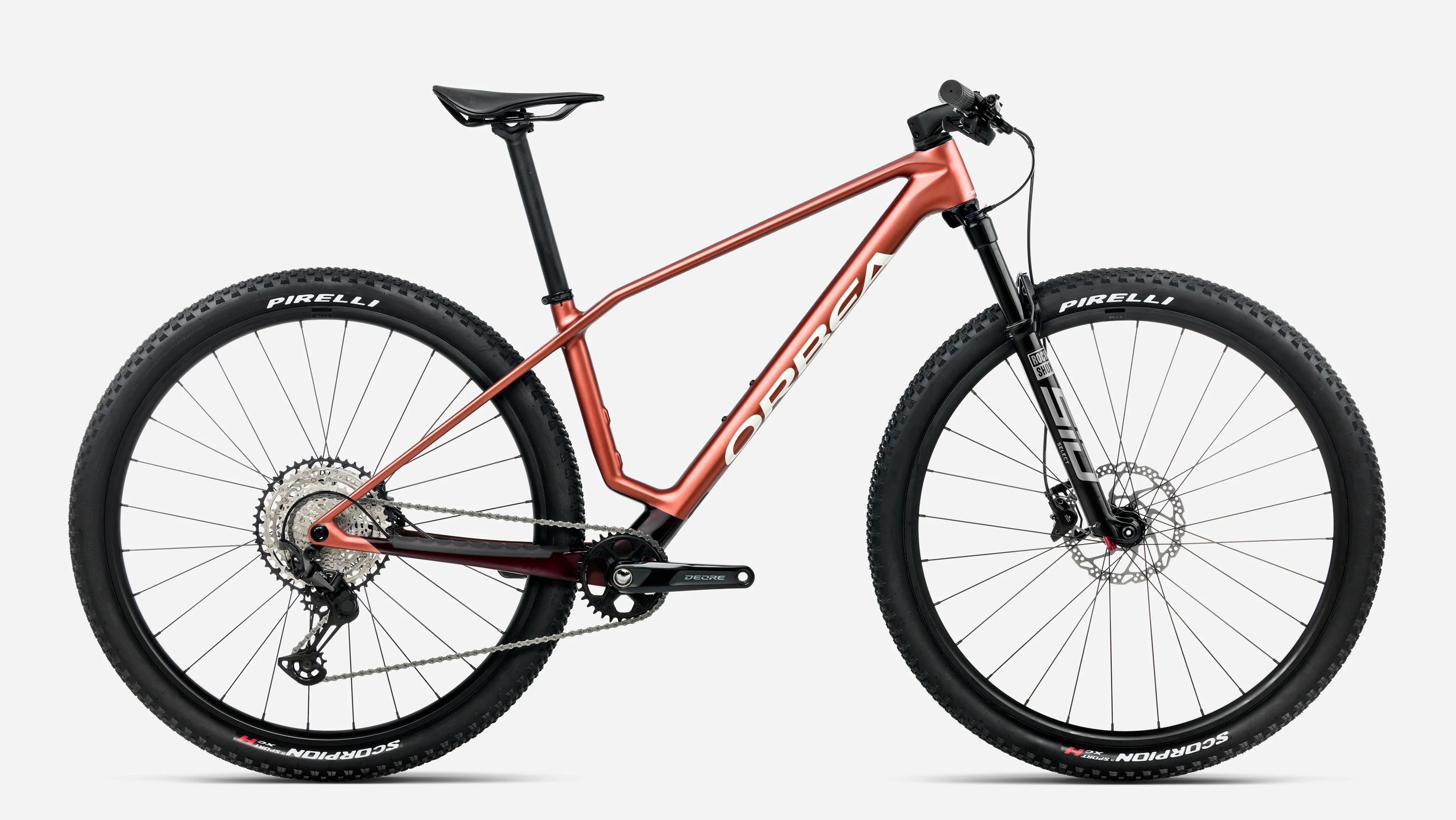 Orbea Alma M30 - Mars Red (Matt) - Metallic Burgundy Red (Gloss)